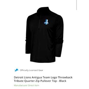 Detroit Lions Quarter Zip Up